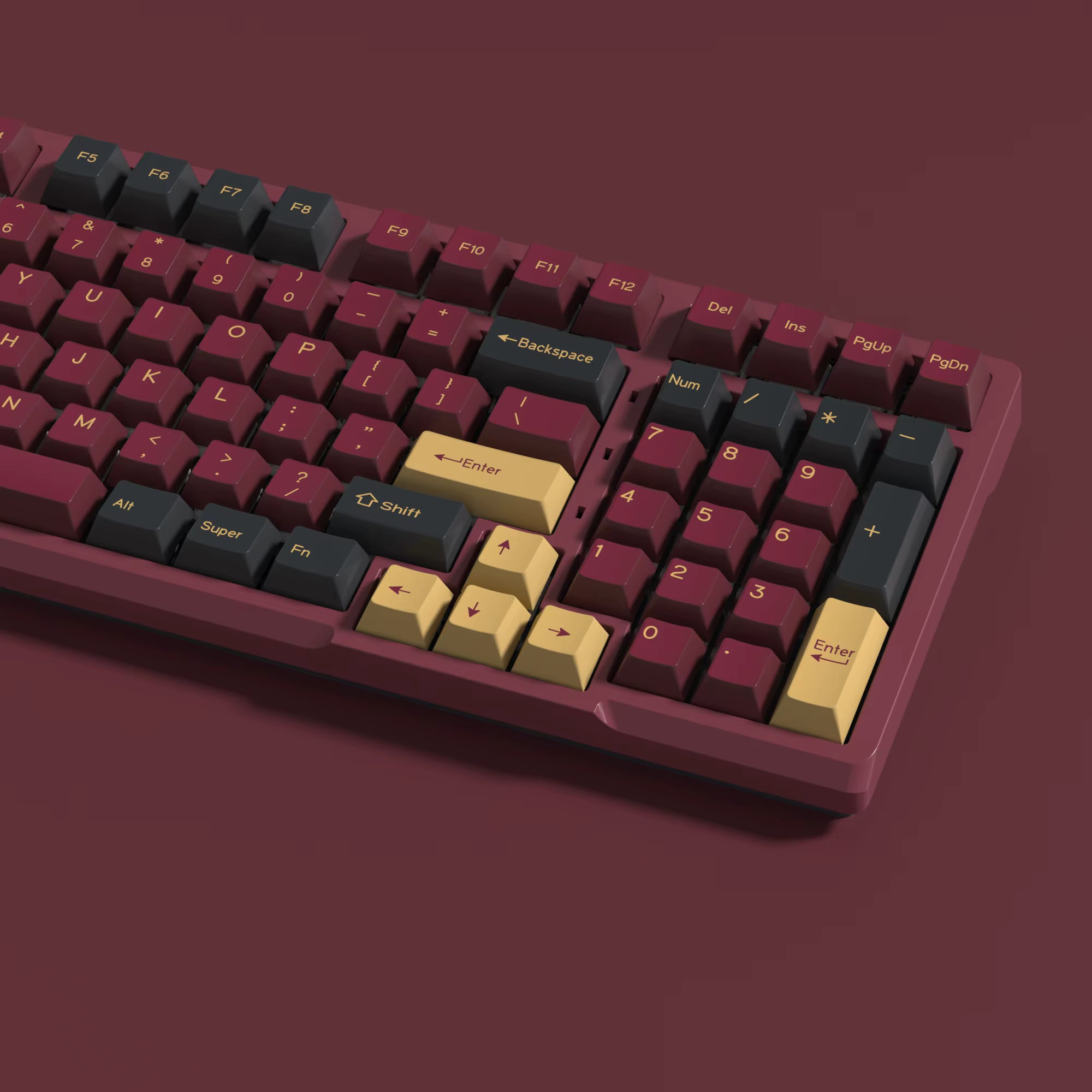 KBDiy Keycaps Red Samurai – 174 Keys PBT Cherry Profile