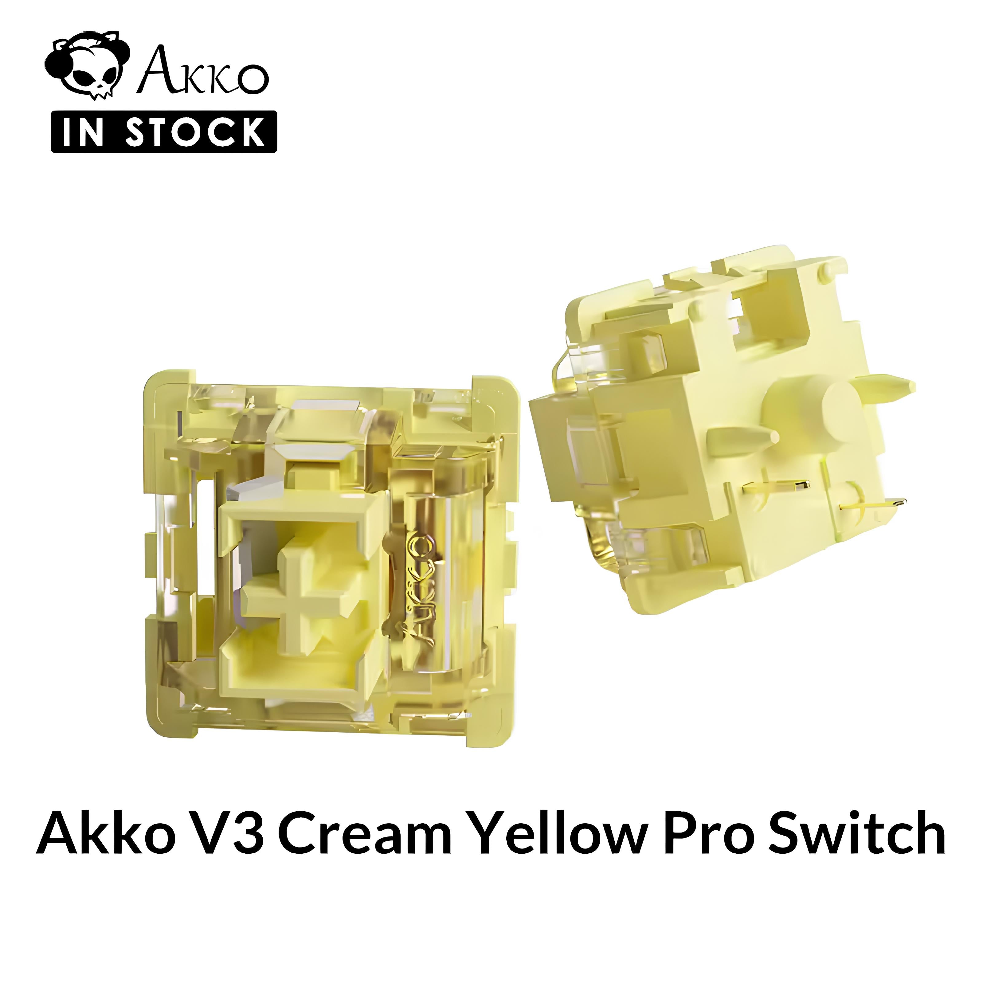 Akko V3 Pro – Cream Yellow Linear 45pcs