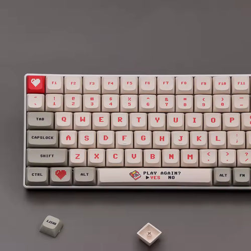 Anime retro keycaps red&white - 138 keys PBT XDA Profile